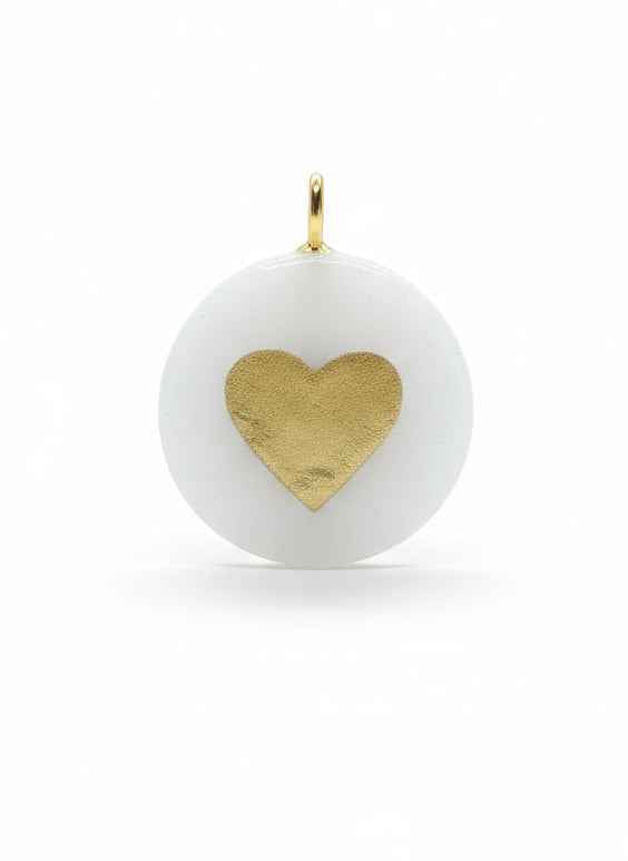 Pendentif cœur doré Talis&co
