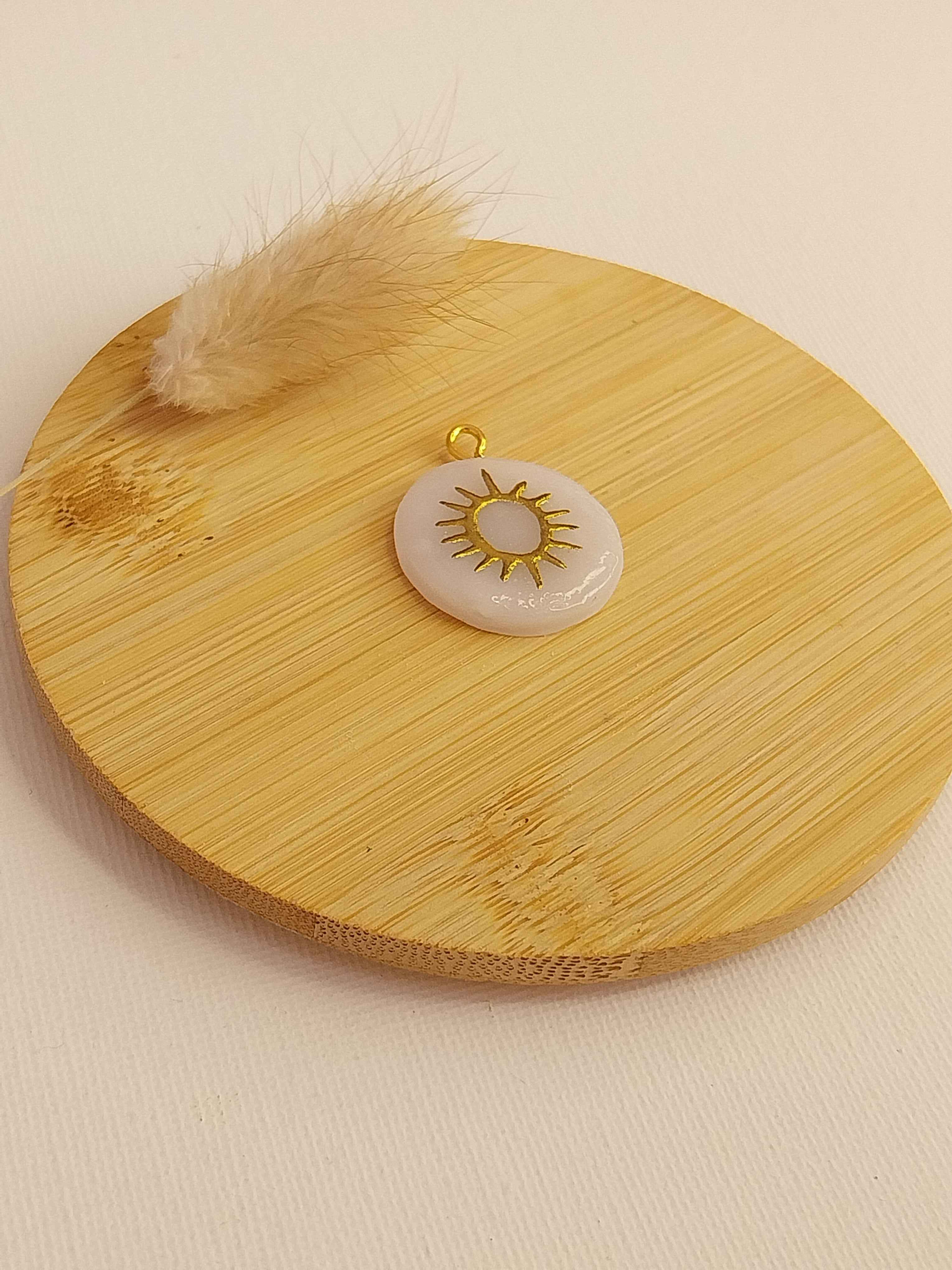 Pendentif soleil doré Talis&co