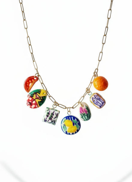 Collier à breloques méditerranéen Talis&co