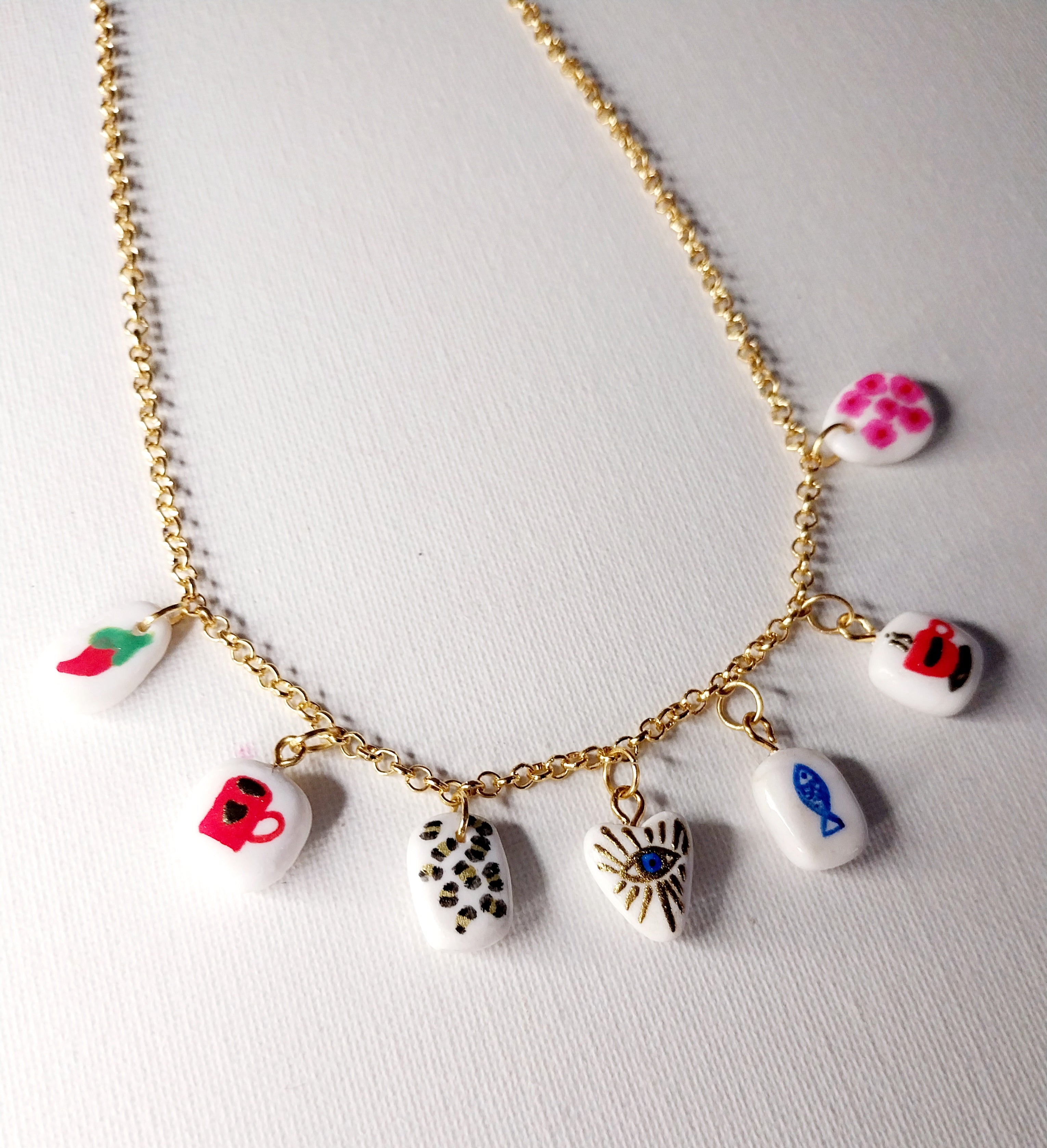 Collier à breloques fantaisies Talis&co