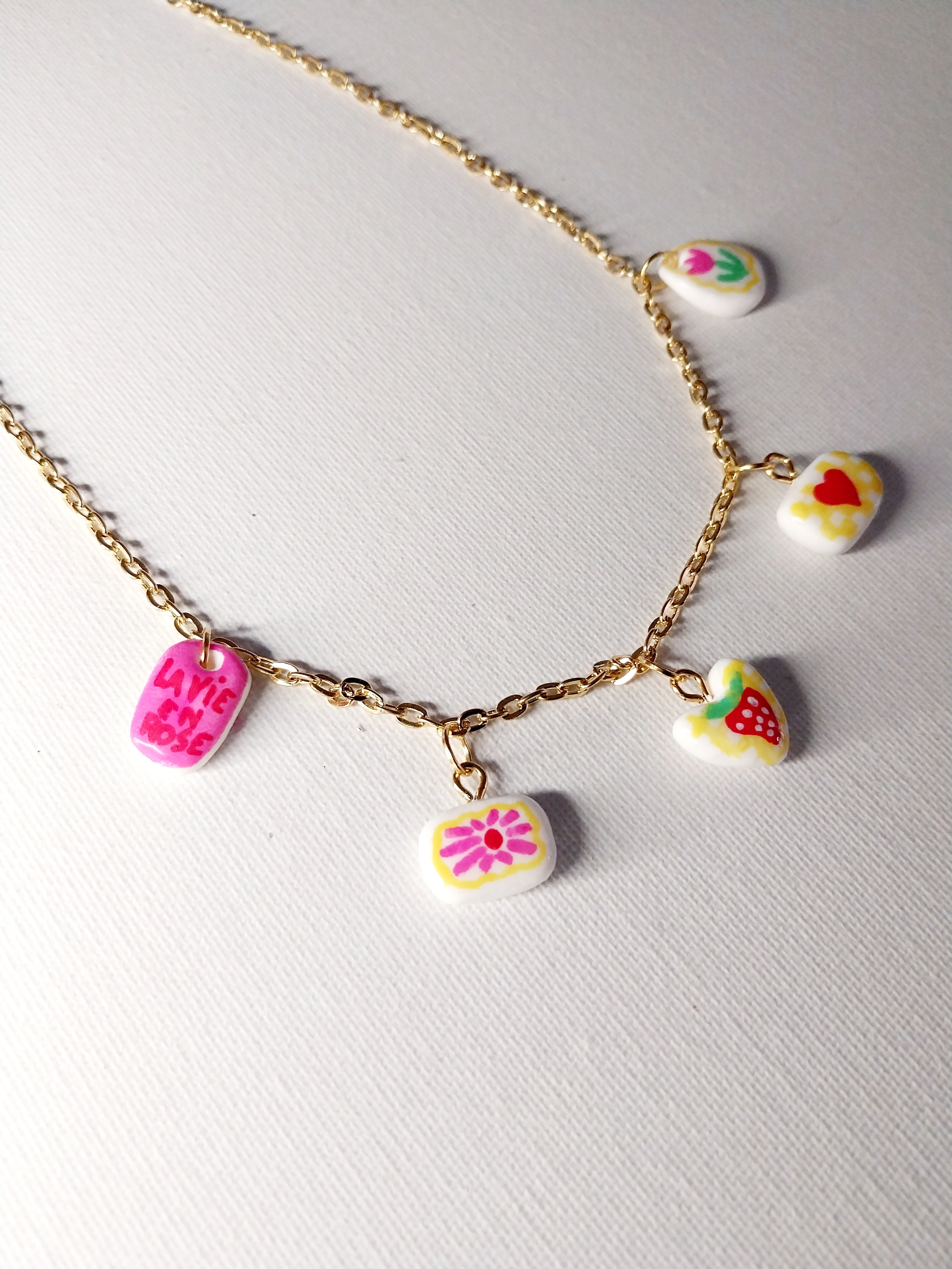 Collier à breloques été Talis&co