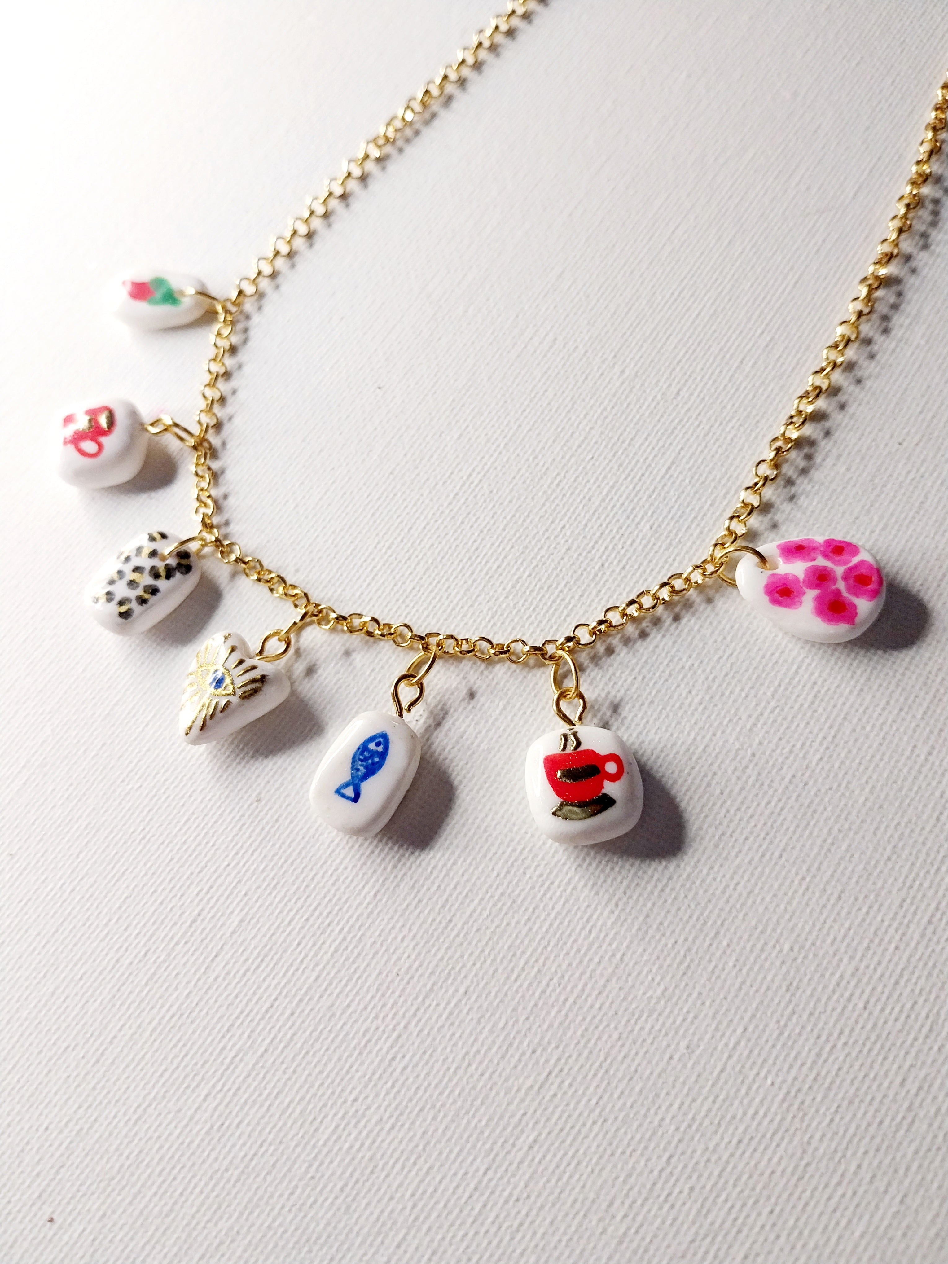 Collier à breloques fantaisies Talis&co