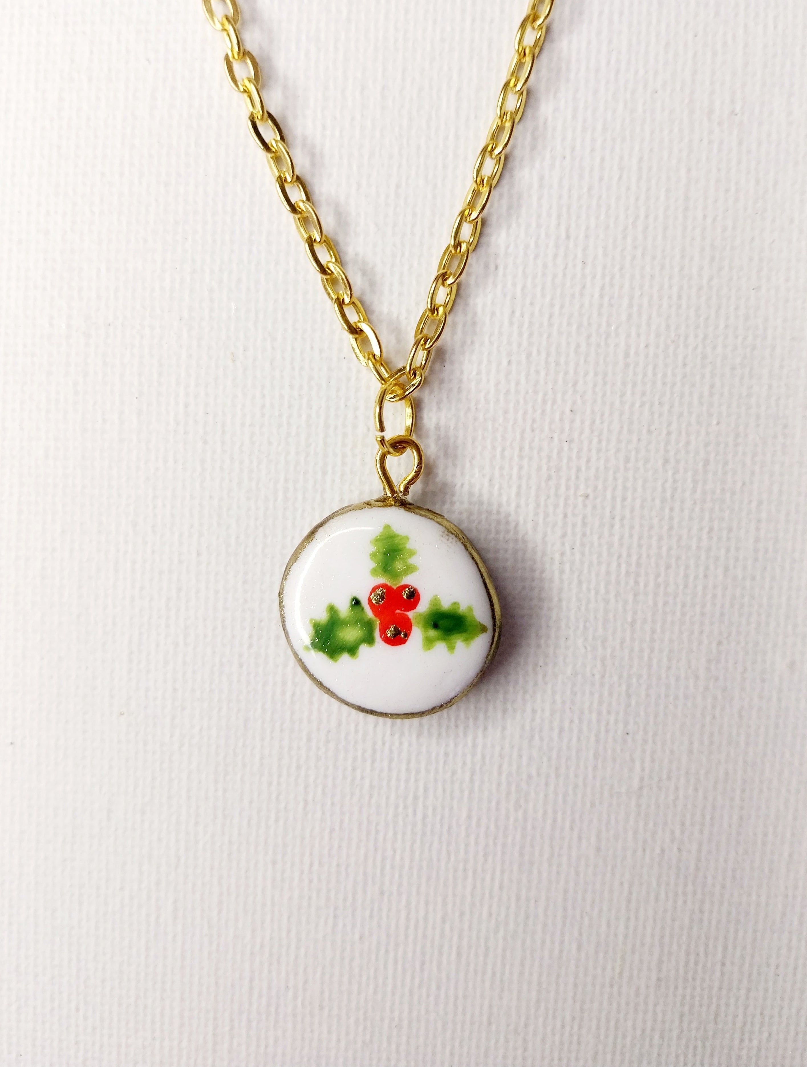 Collier Houx de Noël 