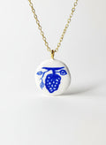 Pendentif grappe de Raisin bleue Talis&co