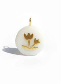 Pendentif fleurs dorées Talis&co