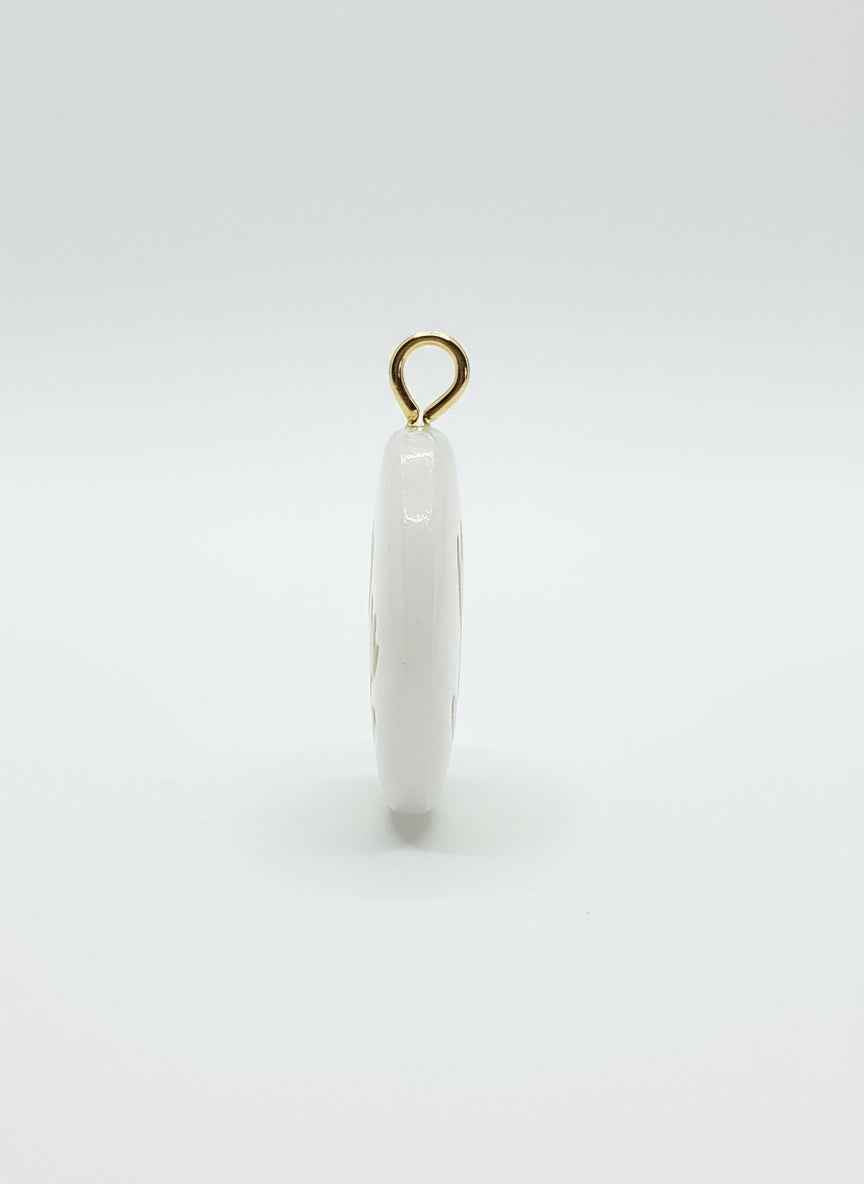 Pendentif fleurs dorées Talis&co