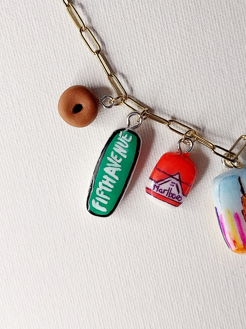 Collier à breloques inspiration voyage à NEW YORK Talis&co