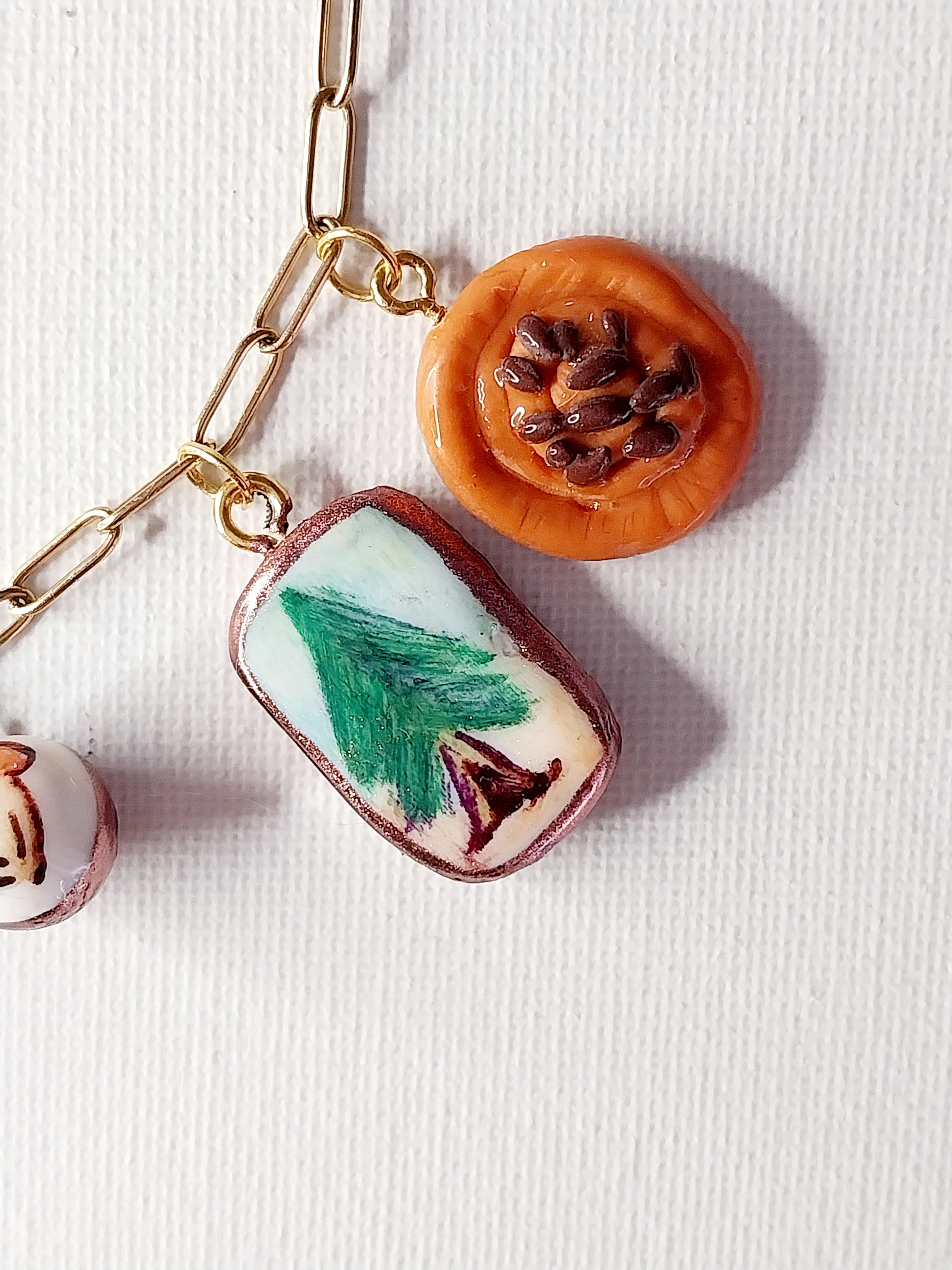 Collier à breloques d'automne  Talis&co