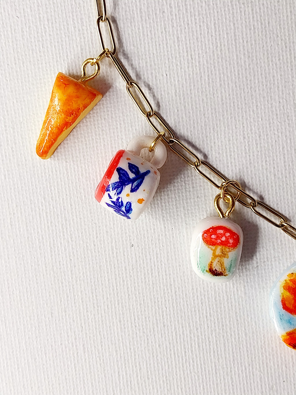 Collier à breloques inspiration Ambiance d'automne Talis&co