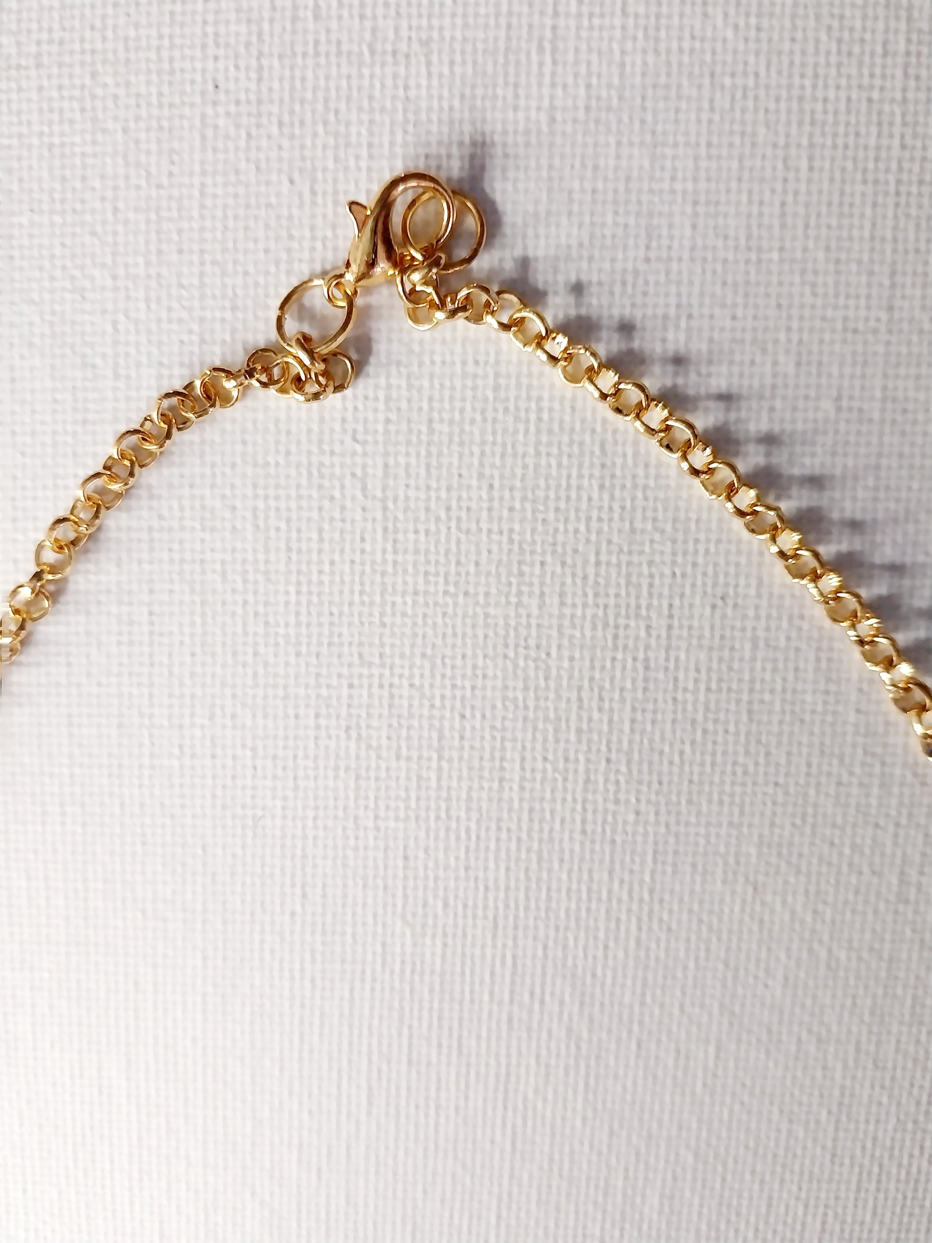 Collier à breloques bleues Talis&co