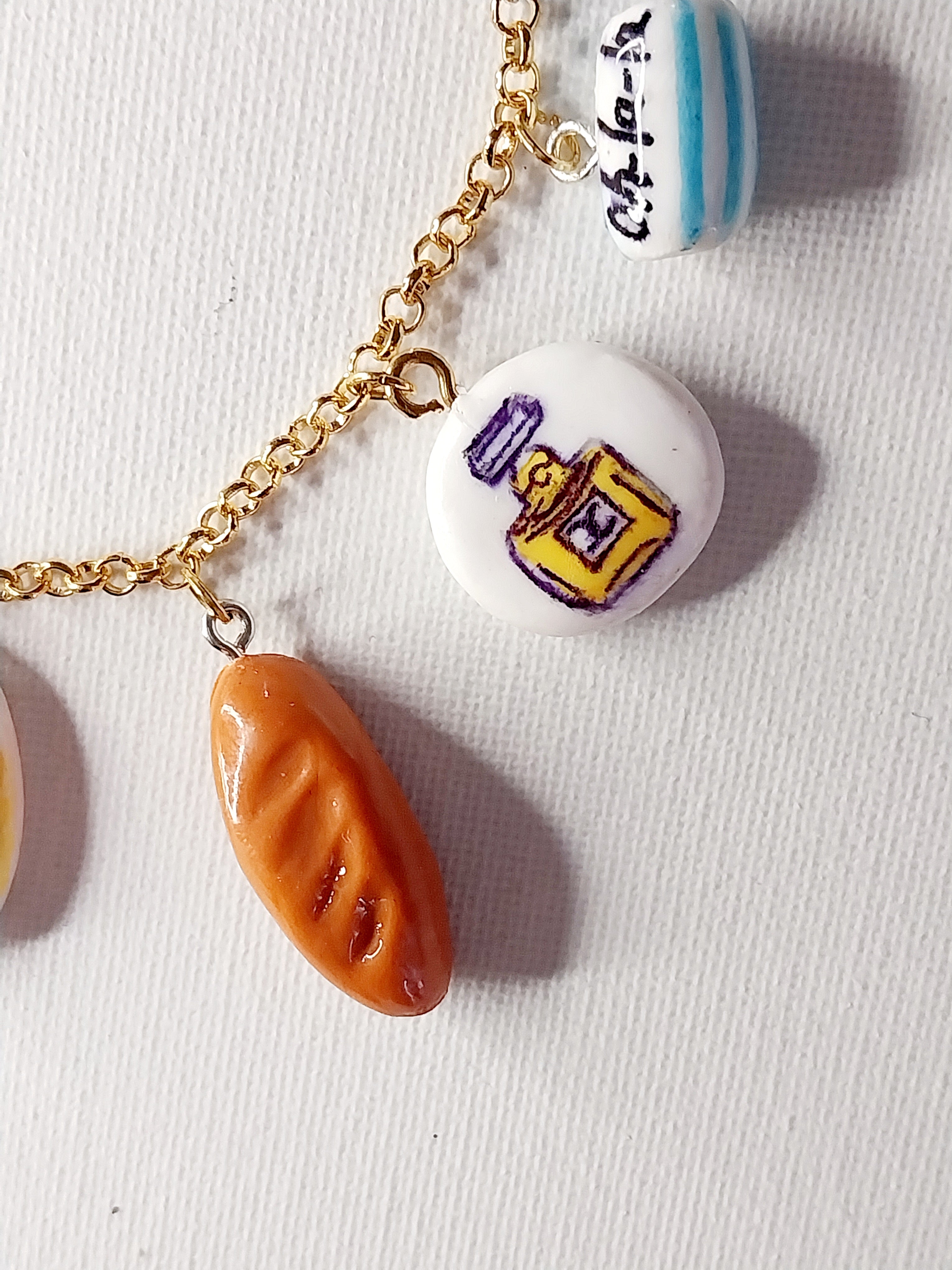 Collier à breloques inspiration voyage à PARIS Talis&co