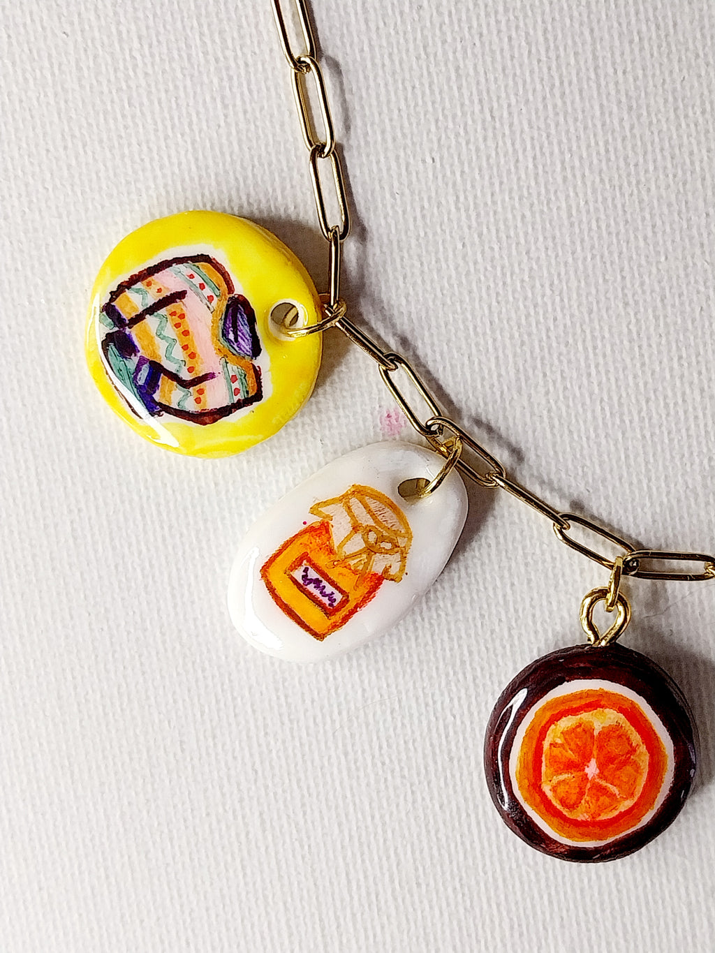 Collier à breloques d'automne  Talis&co